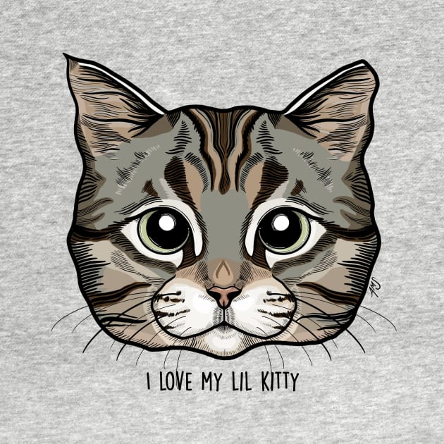 I love my kitty by ams_art